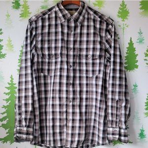 Mens Medium Sonoma  Button-Down Shirt.